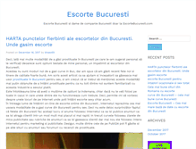 Tablet Screenshot of escortebucuresti.com