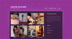 Desktop Screenshot of escortebucuresti.net
